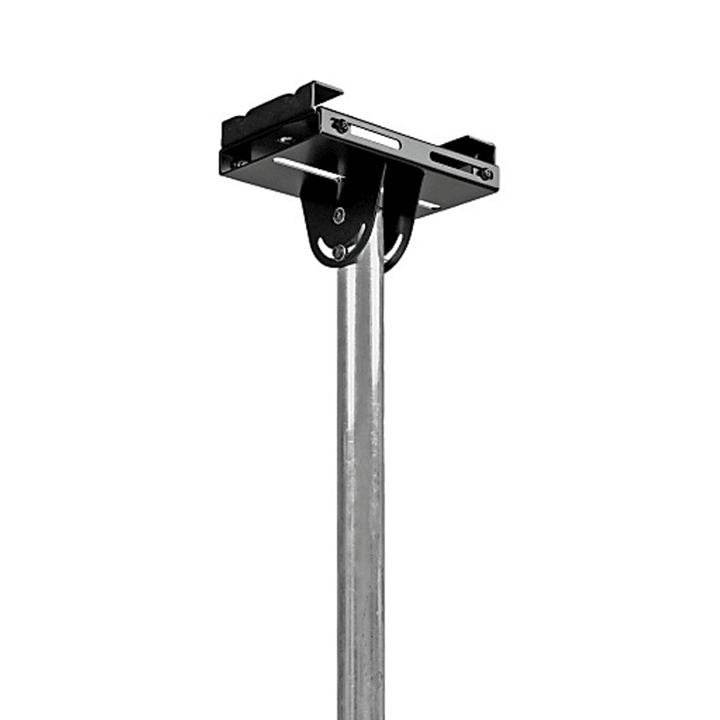 Peerless-AV Modular Series I-Beam Ceiling Plate MOD-CPI, ceiling pole with display adapter attached