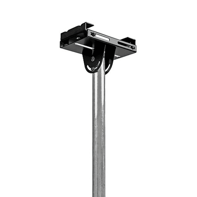 Peerless-AV Modular Series I-Beam Ceiling Plate MOD-CPI, ceiling pole with display adapter attached