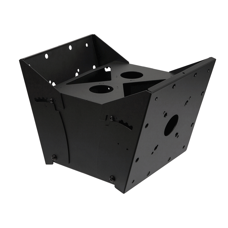 Peerless Modular Dual Pole Dual Display Mount (Black) MOD-FPMD2