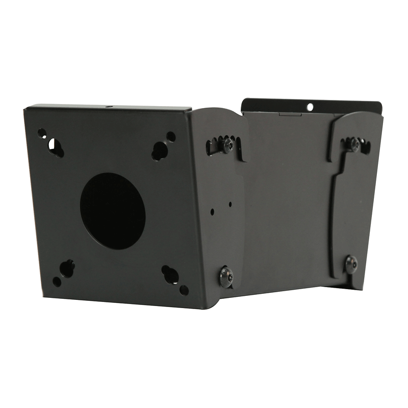 Peerless-AV Modular Series Back-to-Back Display Mount MOD-FPMD, dual-speaker wall bracket in a rear three-quarter view