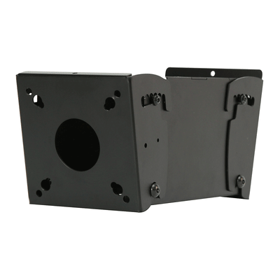 Peerless-AV Modular Series Back-to-Back Display Mount MOD-FPMD, dual-speaker wall bracket in a rear three-quarter view