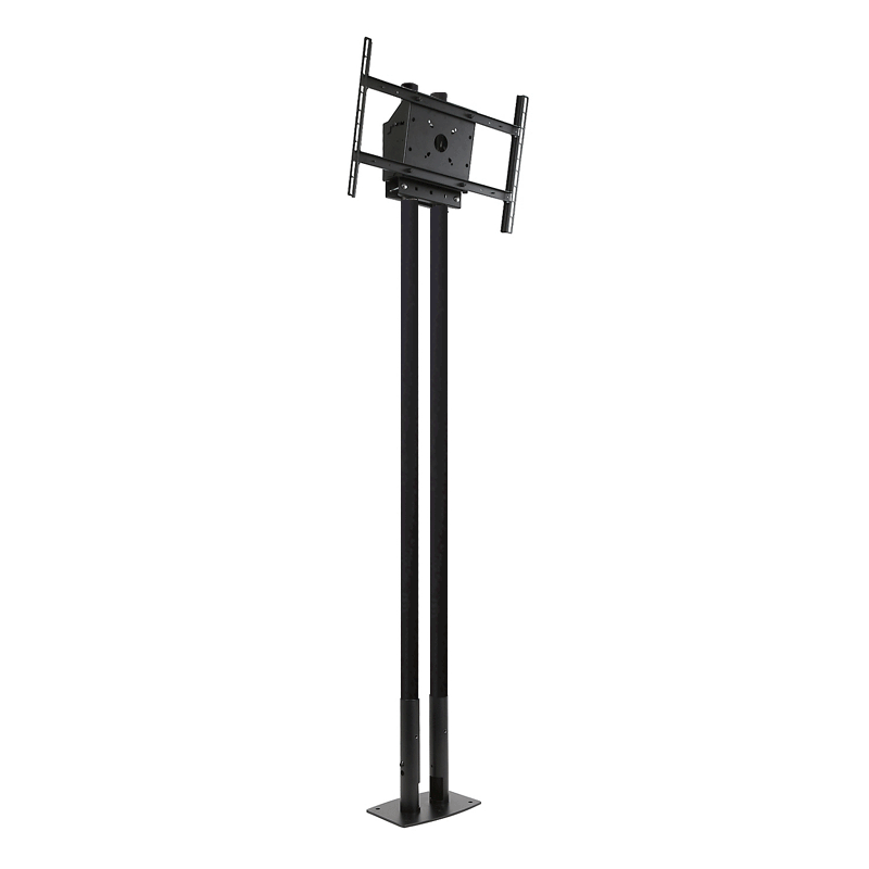 Peerless Modular Series Dual Pole Pedestal Kit (Black) MOD-FPP2KIT200-B