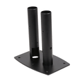 Peerless-AV Modular Series Dual Pole Pedestal Kit MOD-FPP2KIT200, dual-pole floor plate and support sleeves