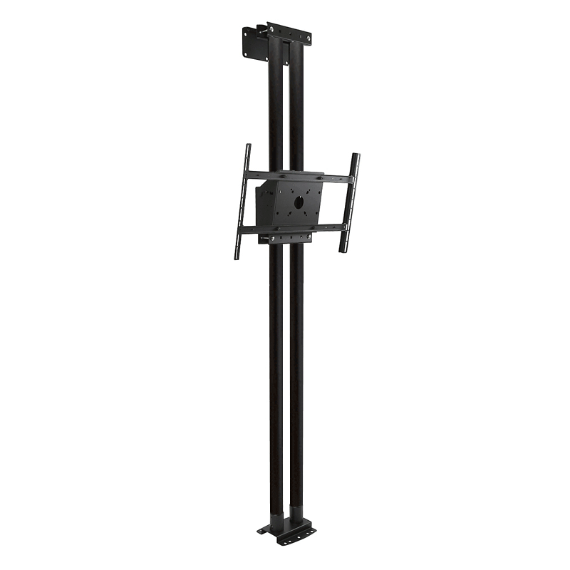 Peerless Modular Series Dual Pole Floor-to-Wall Kit (Black) MOD-FW2KIT300-B