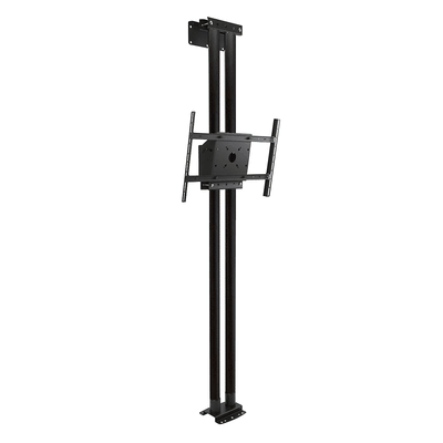 Peerless Modular Series Dual Pole Floor-to-Wall Kit (Black) MOD-FW2KIT300-B