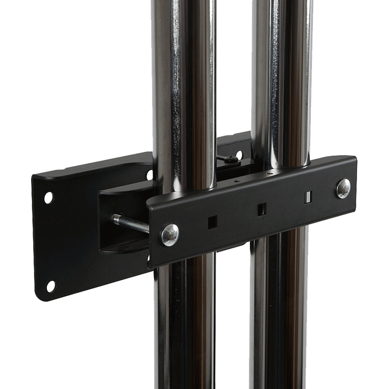 Peerless-AV Modular Dual Pole Wall Plate MOD-WP2, dual-pole display adapter bracket