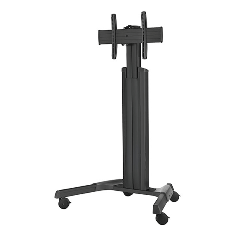 Chief FUSION Medium Manual Height Adjustable Floor Cart (Black) MPAUB