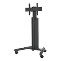 Chief FUSION Medium Manual Height Adjustable Floor Cart (Black) MPAUB