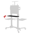 Crimson Front or Back Shelf for Heavy Duty Carts or Stands MS9B