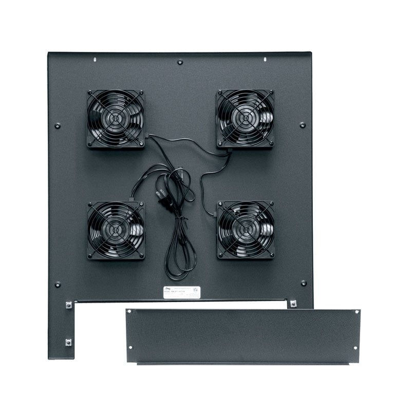 Middle Atlantic Fan Top (380 CFM, Fits Various Racks) MW-4FT-380CFM