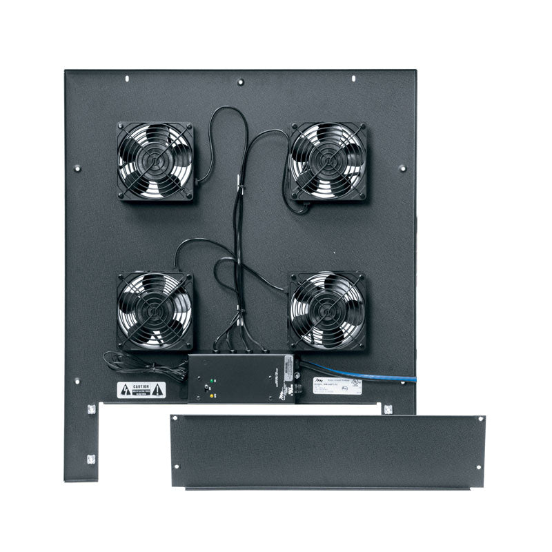 Middle Atlantic Fan Top (380 CFM, Controller, Various) MW-4QFT-FC