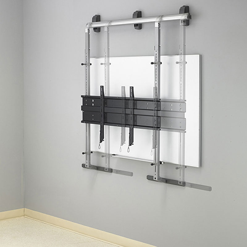 Chief Over-the-Whiteboard Interactive Display Mount OB1U, video wall mount installed with lower display