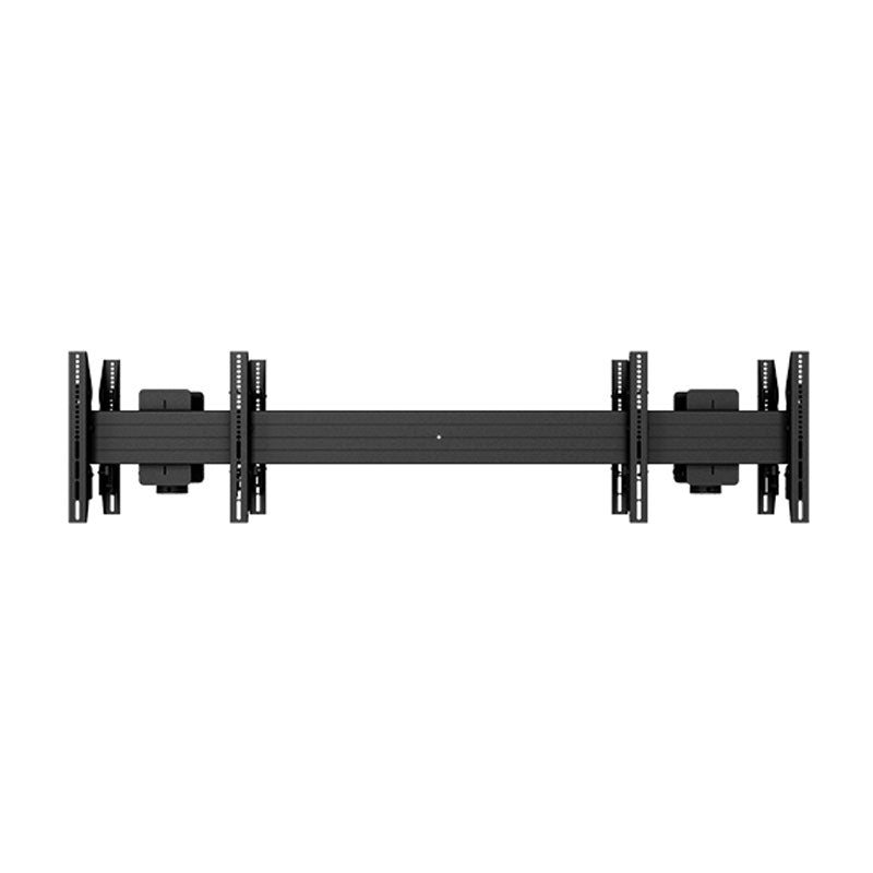Chief Outdoor Back-to-Back 2x1 Ceiling and Pedestal Mount OLCB2X1U, dual-display ceiling mount front view