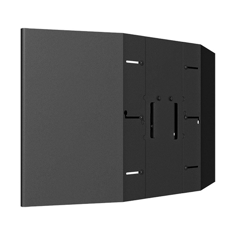 Chief Outdoor Large Ceiling and Pedestal Mount OLCM1U, angled wall-mount enclosure rear view