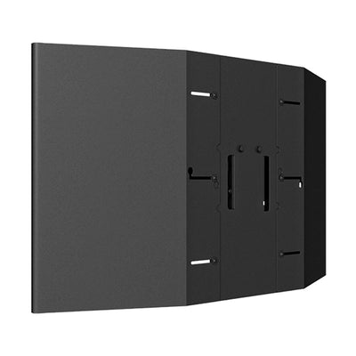 Chief Outdoor Large Ceiling and Pedestal Mount OLCM1U, angled wall-mount enclosure rear view