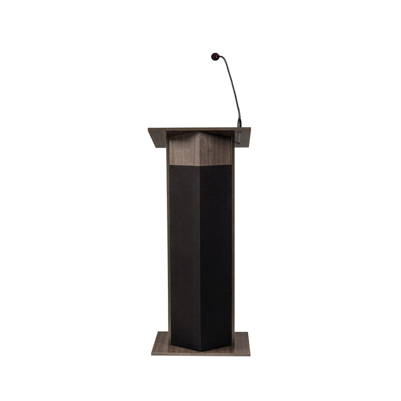 Oklahoma Sound Power Plus Lectern 111PLS-RW/LWM-6, multimedia lectern side view