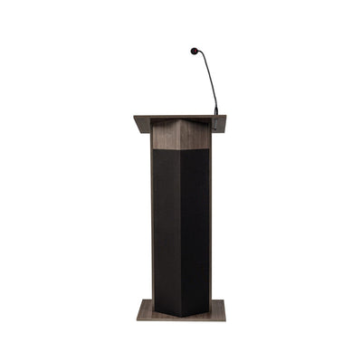 Oklahoma Sound Power Plus Lectern 111PLS-RW/LWM-6, multimedia lectern side view