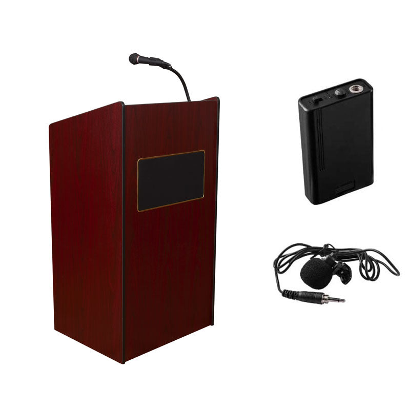 Oklahoma Sound Aristocrat Sound Lectern (Clip-On Mic) 6010-MY/LWM-6