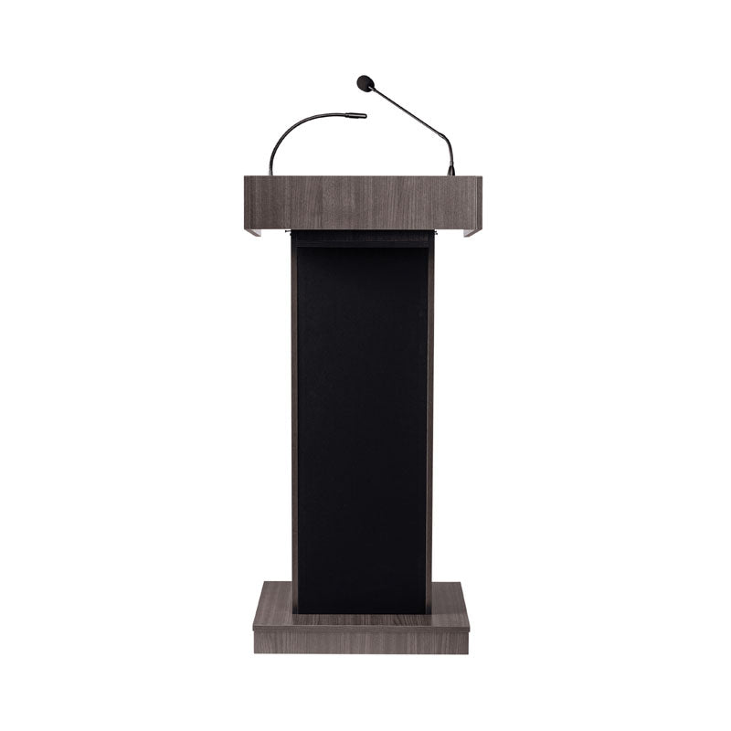 Oklahoma Sound Orator Lectern 800X-RW/LWM-6, multimedia lectern rear view