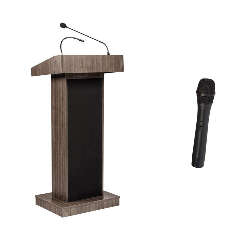 Oklahoma Sound Orator Lectern (Handheld, Ribbonwood) 800X-RW/LWM-5