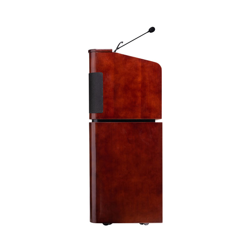 Oklahoma Sound Combo Lectern M950/901-MY/WT/LWM-7, multimedia lectern side view