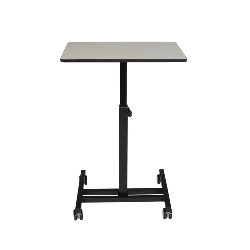 Oklahoma Sound NPS Sit-Stand Students Desk EDTC, mobile sit-stand desk right three-quarter view