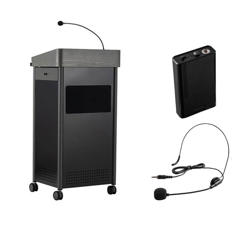 Oklahoma Sound Greystone Lectern (Speaker, Headset Mic) GSL-S/LWM-7