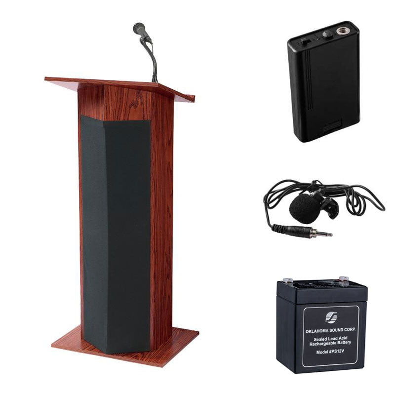 Oklahoma Sound Power Plus Lectern (Batt) M111PLS-MY/LWM-6