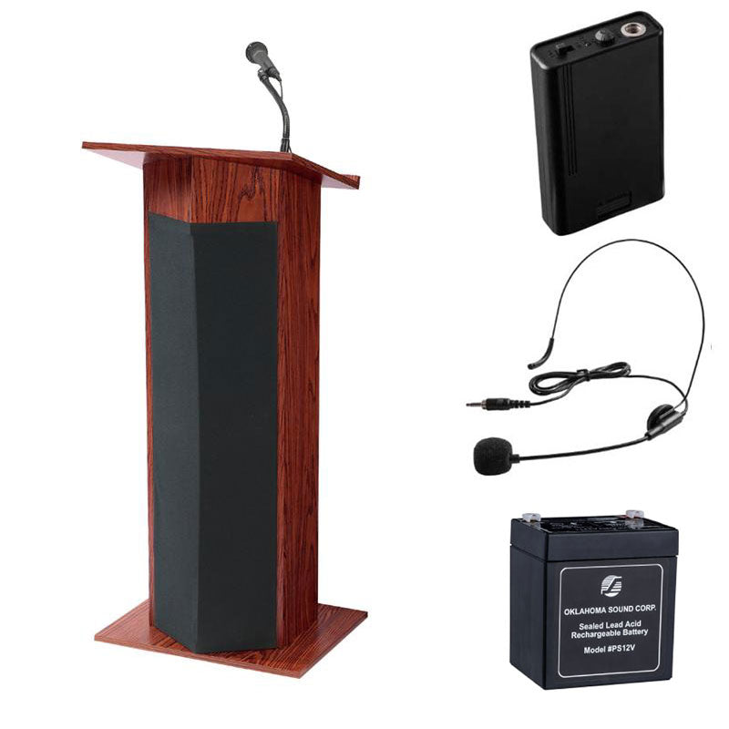 Oklahoma Sound Power Plus Lectern (Batt) M111PLS-MY/LWM-7