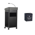 Oklahoma Sound Greystone Lectern (Batt, Speaker, Wired Clip-On Mic) MGSL-S