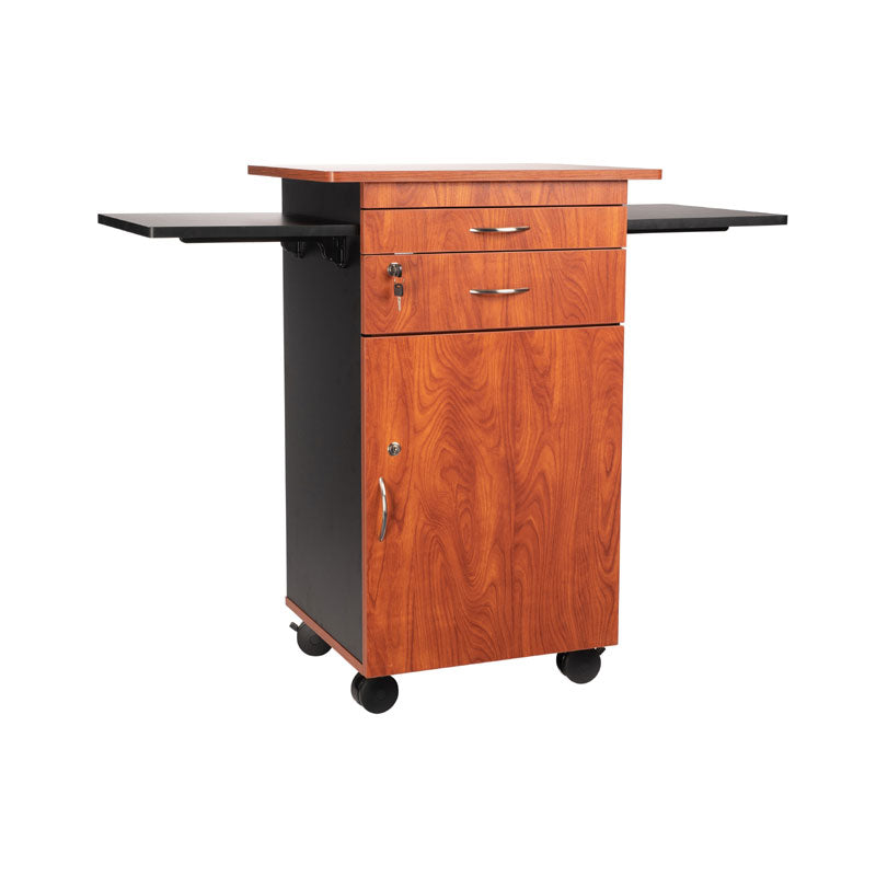 Oklahoma Sound Multimedia Cart (Cherry & Black) MMC