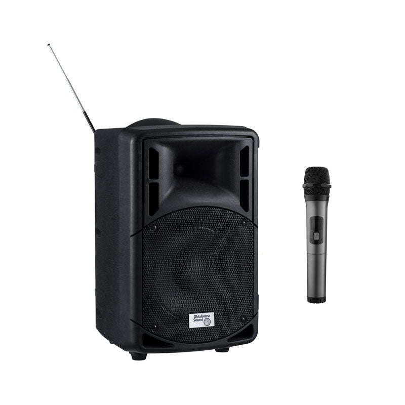 Oklahoma Sound 40 Watt Wireless PA System (Handheld Mic) PRA-8000/PRA8-5