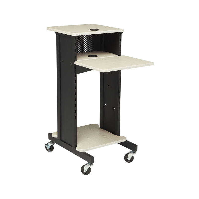 Oklahoma Sound Premium Presentation Cart (Black and Ivory) PRC200