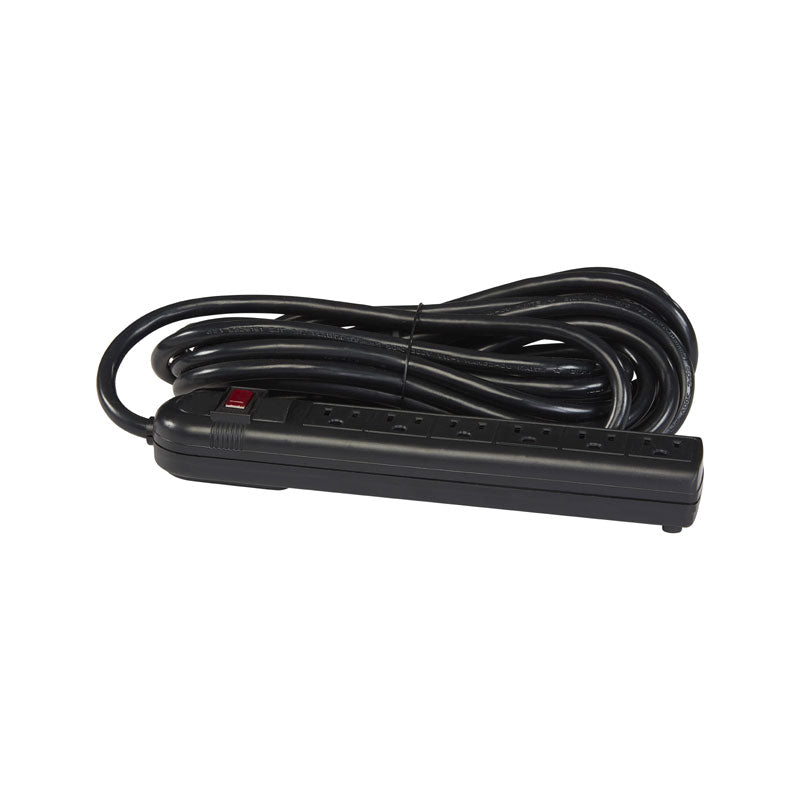 Oklahoma Sound Jumbo Plus Presentation Cart PRC450, presentation cart surge-protected power strip