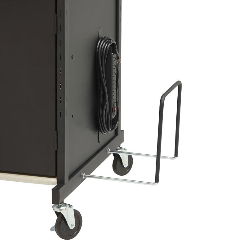 Oklahoma Sound Jumbo Plus Presentation Cart PRC450, presentation cart power cable storage