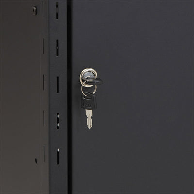 Oklahoma Sound Jumbo Plus Presentation Cart PRC450, presentation cart door lock detail
