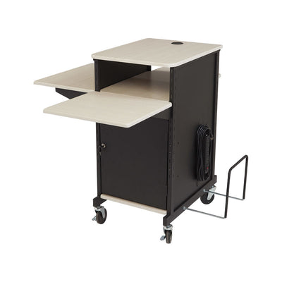 Oklahoma Sound Jumbo Plus Presentation Cart (Black and Ivory) PRC450