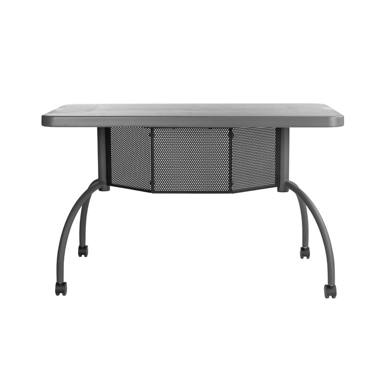 Oklahoma Sound Teacher's WorkPod Desk TWPD, rolling desk front view