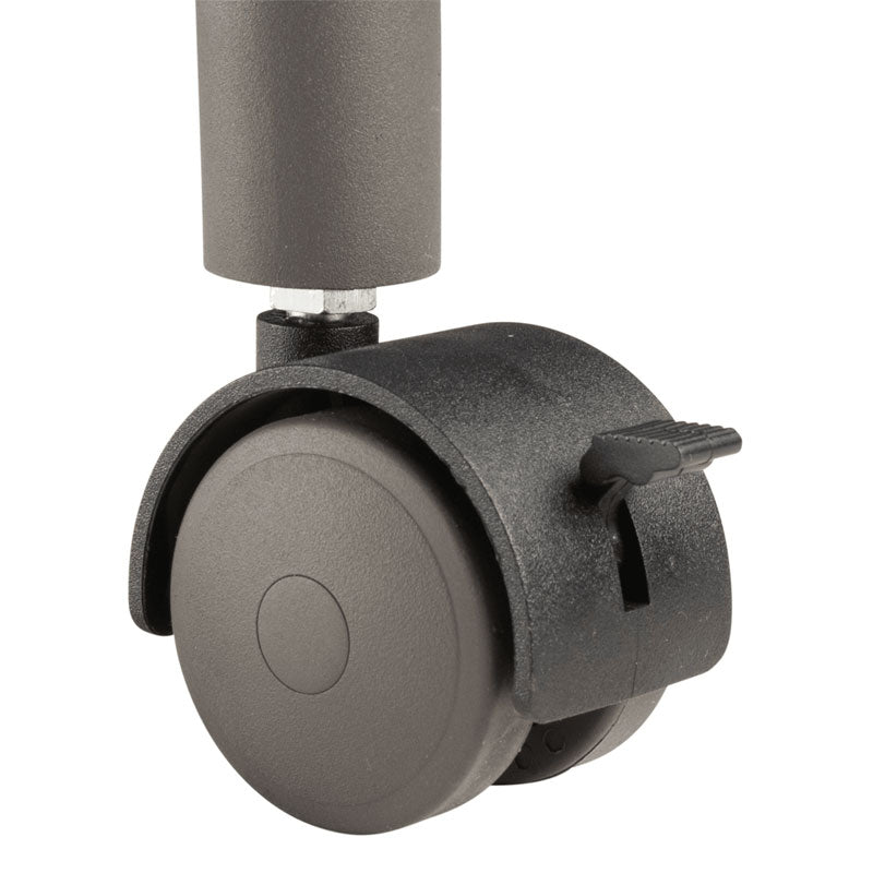 Oklahoma Sound Teacher's WorkPod Desk TWPD, locking caster detail