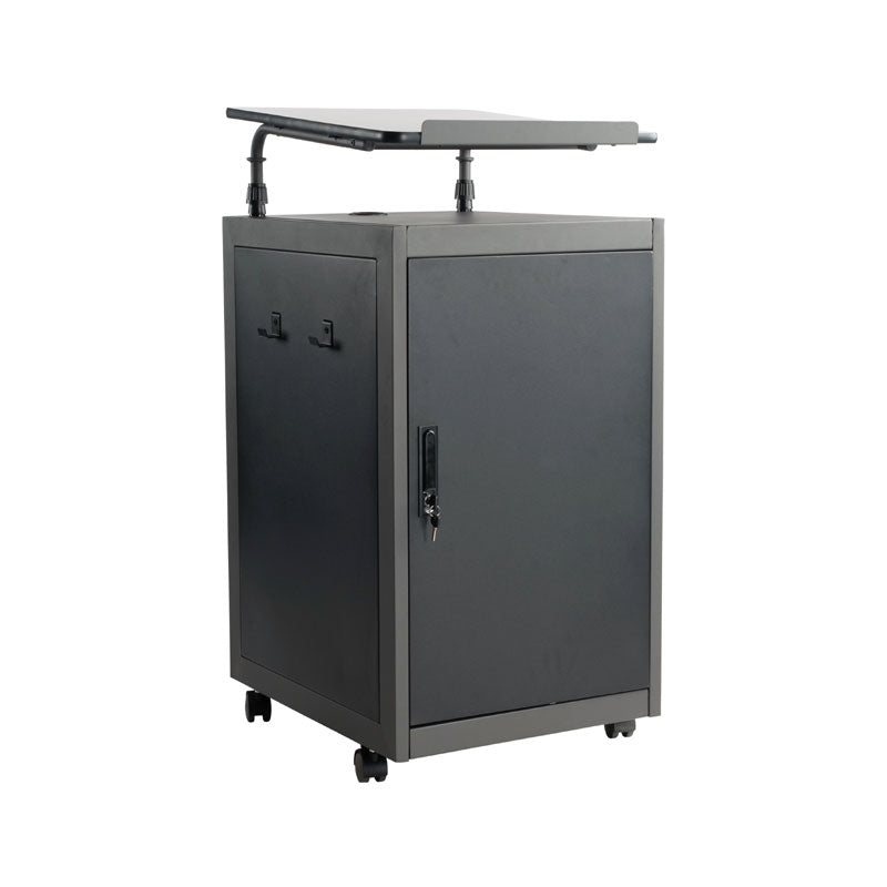 Oklahoma Sound Teacher's WorkPod Lectern (Charcoal Slate) TWPL