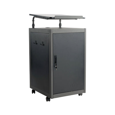 Oklahoma Sound Teacher's WorkPod Lectern (Charcoal Slate) TWPL