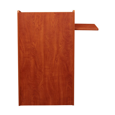 Oklahoma Sound Aristocrat Non-Sound Lectern 600-CH, multimedia lectern right side view with folding shelf