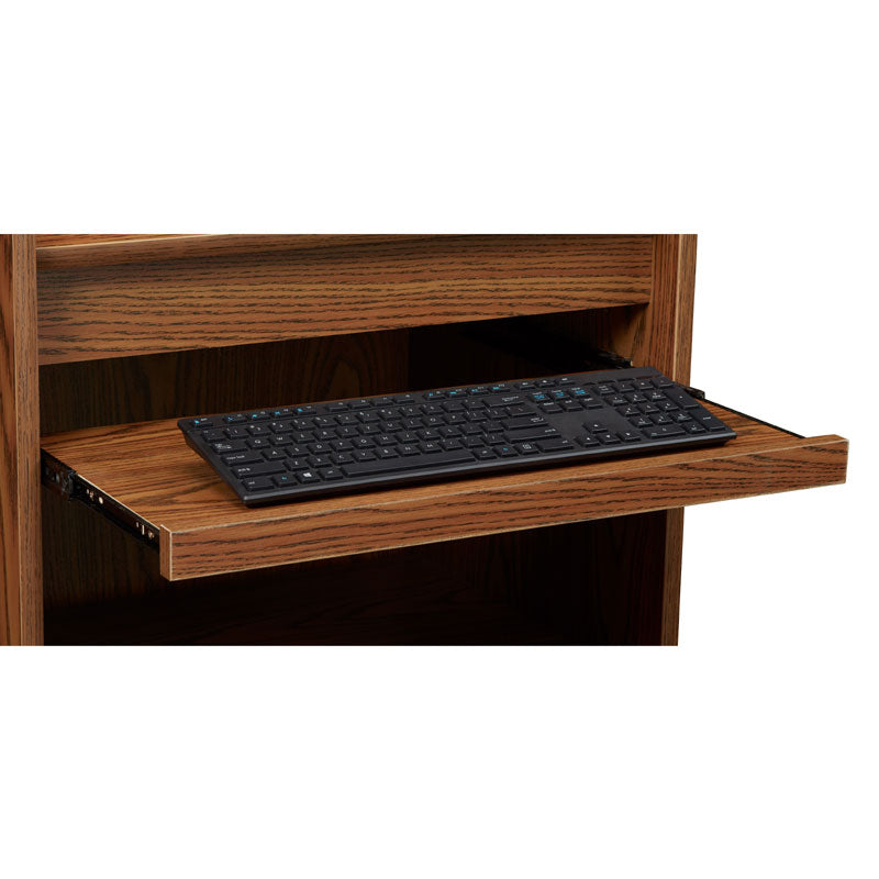 Oklahoma Sound Aristocrat Non-Sound Lectern 600-MO, lectern keyboard shelf detail