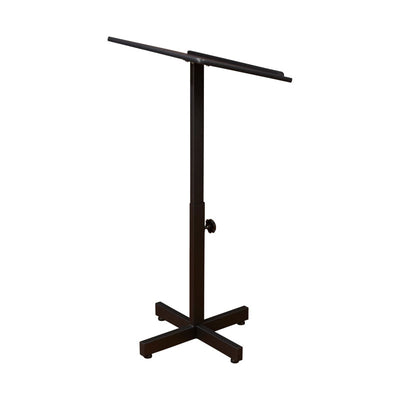 Oklahoma Sound Portable Presentation Lectern Stand 70-CH, wood lectern front view