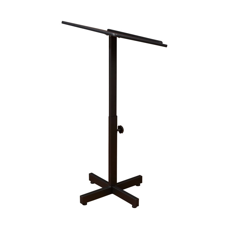 Oklahoma Sound Portable Presentation Lectern Stand 70-MY, wood lectern front view