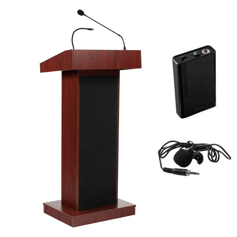 Oklahoma Sound Orator Lectern (Clip-On, Mahogany) 800X-MY/LWM-6