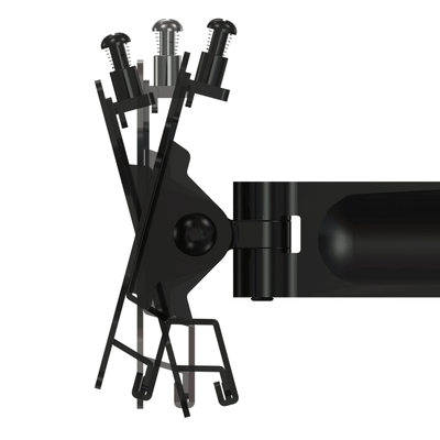 Crimson Small Pivot TV Wall Mount P30F, articulating wall mount cable routing detail