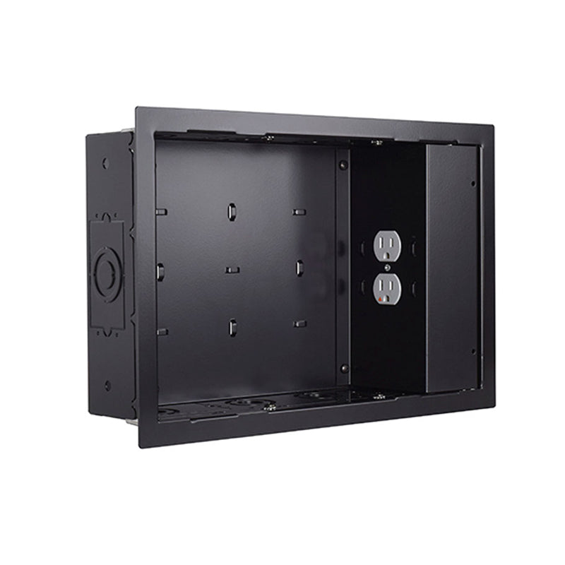 Chief PAC525FBP2 In-Wall Storage Box with 2 Receptacle Filter & Surge
