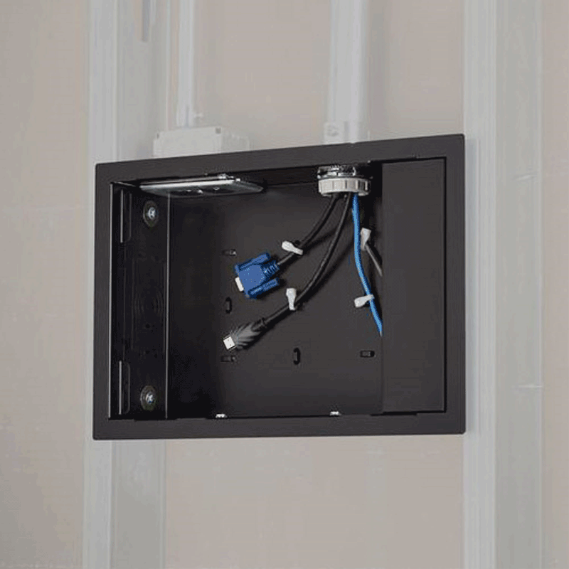 Chief TAA Compliant In-Wall Storage Box with Flange PAC525F-G