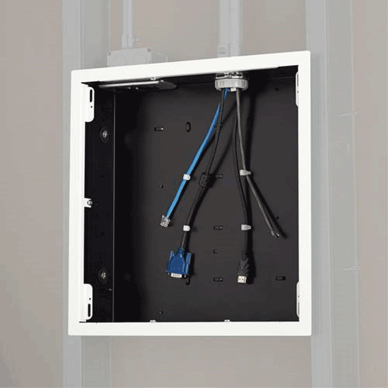 Chief Large In-Wall Mount Enclosure with Flange PAC526FW (White)